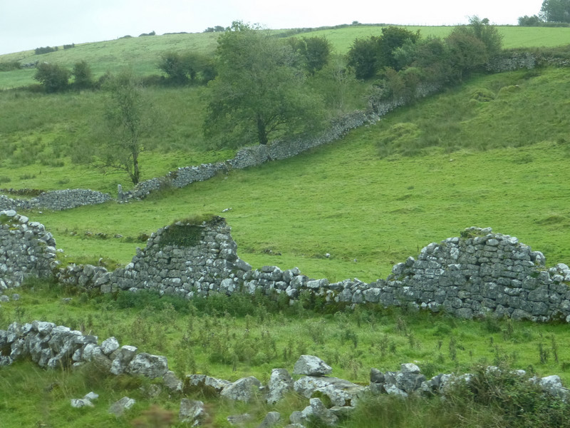 The Burren - overal muurtjes tot 5m hoog