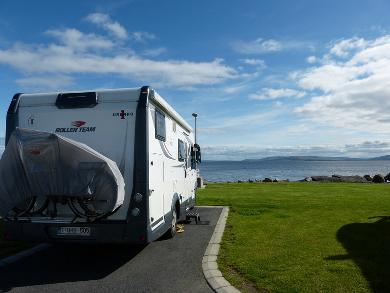 Galway - camping vlak aan de baai
