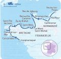 Reisplan Normandië Bretagne