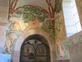 Domkirke - gans versierd met fresco's 