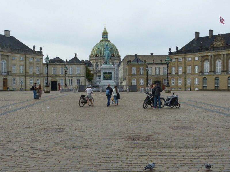 Kopenhagen - het 8-hoekig Amalienborgplein 