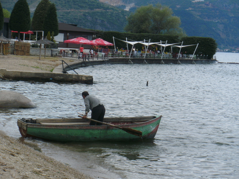 Pogradec a/h meer van Ohrid