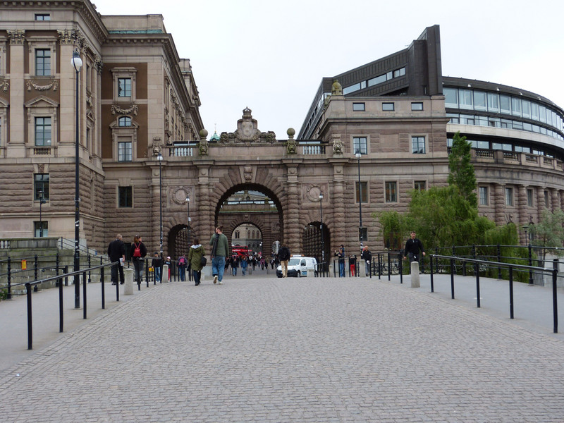 Stockholm - naar het koninklijk paleis
