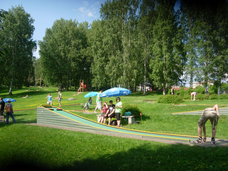 Tampere - in het park
