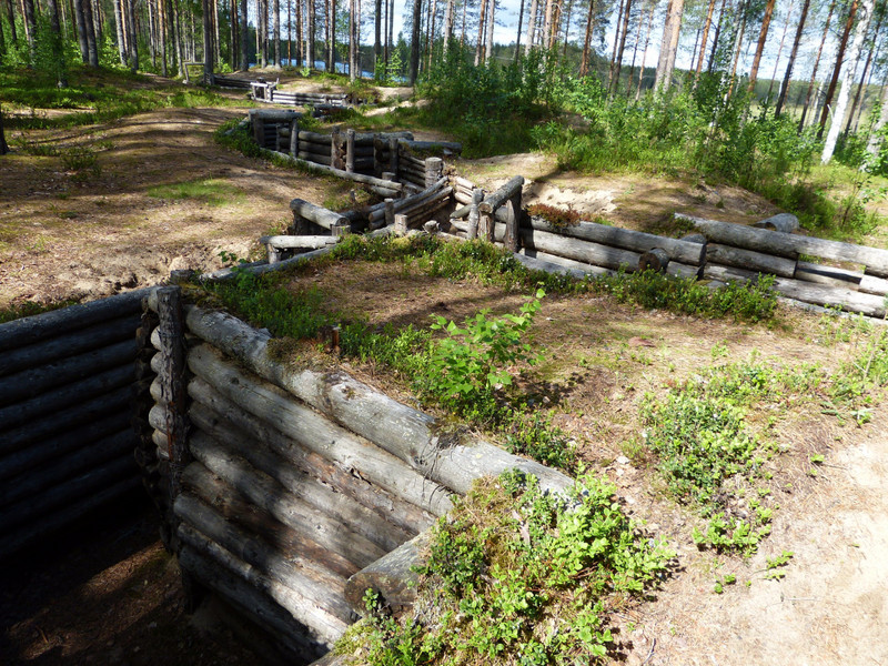 stellingenloopgraven Fins-Russische oorlog 1939-44 