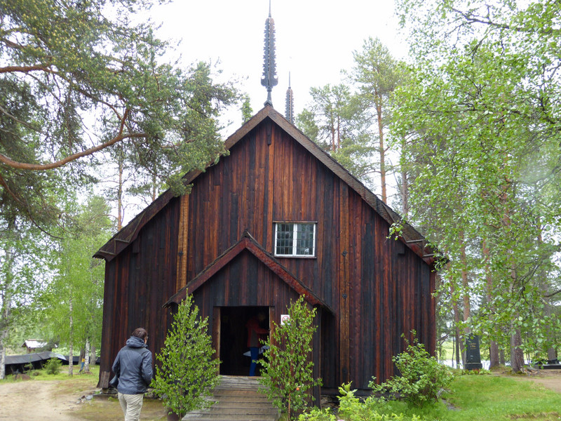 Oudste houten kerkje van Lapland Sodankylá