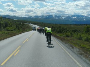 De 'Styrkeprøven' fietsmarathon van Trondheim naar Oslo