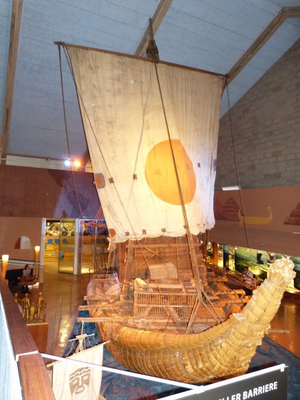 Kon-tiki museet - Papyrusrietvlot van Thor Heyerdahl