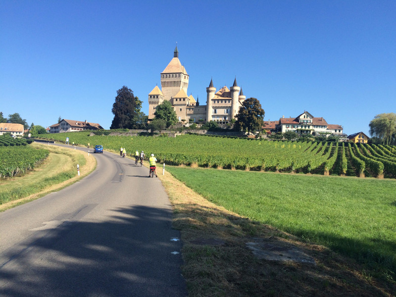 Vufflens-le-Château - tussen de wijngaarden