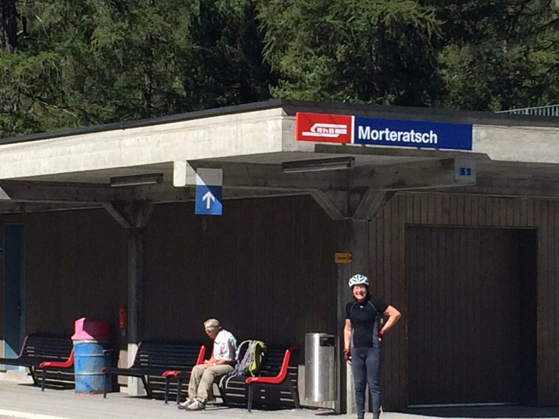Morteratsch - Bernina-Express stationnetje