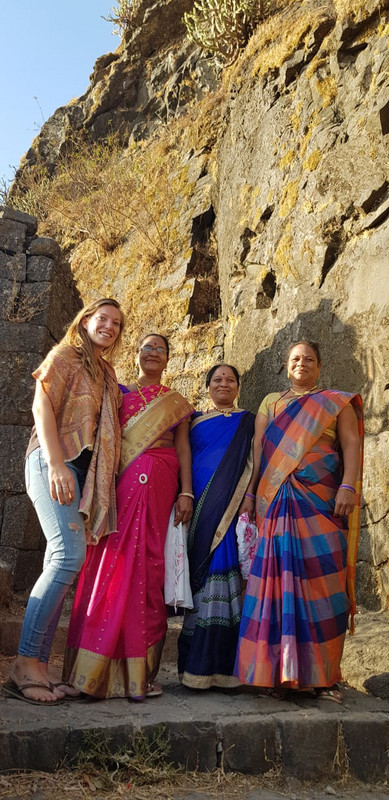 Pictures with the indian women