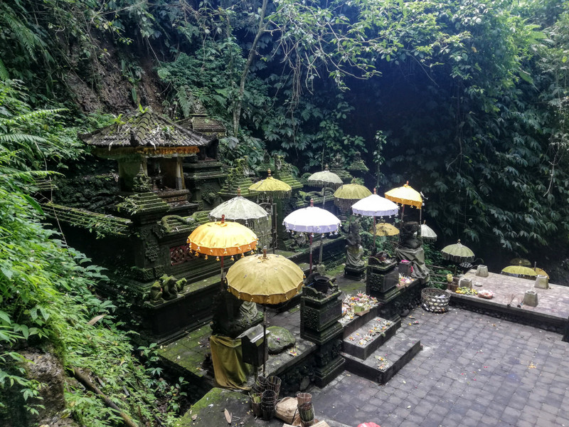 Temple at waterfall