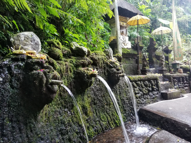 Temple at waterfall