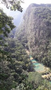 Semuc Champey from the mirador