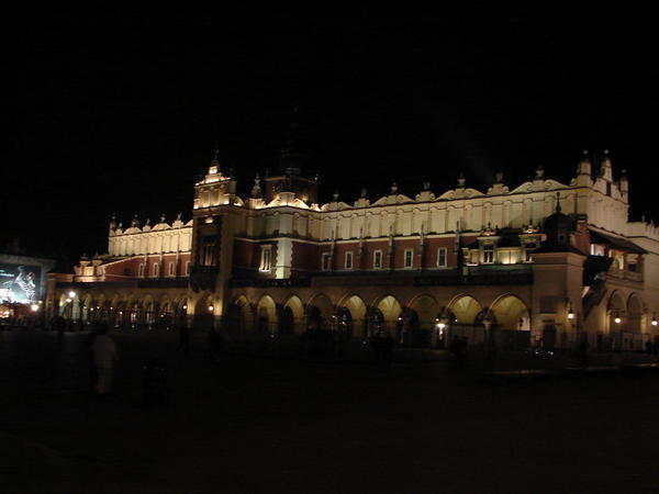 Market square at night