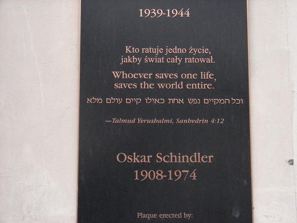 Schindlers memorial