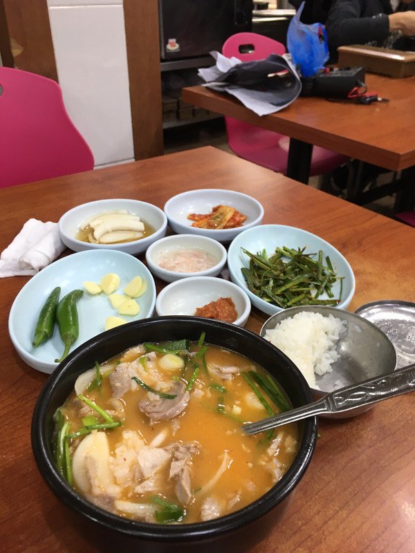 Résultat de soupe Coréenne / The Result of the Korean Soupe