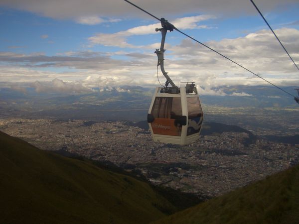 Views of Quito from the Teleferiqo