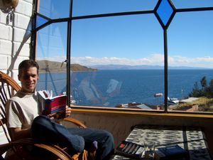 The View of Lake Titicaca from our Room