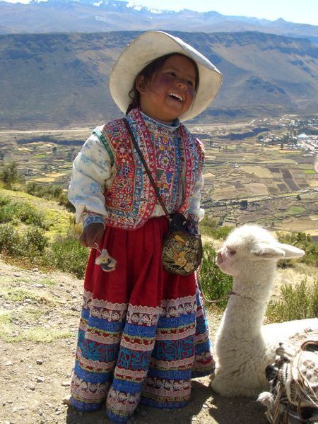 Local Girl with Alpaca