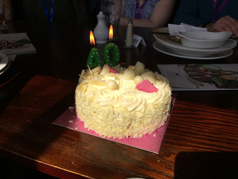 Birthday cake from work