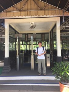 Deserted foreigners entrance to Prambanan