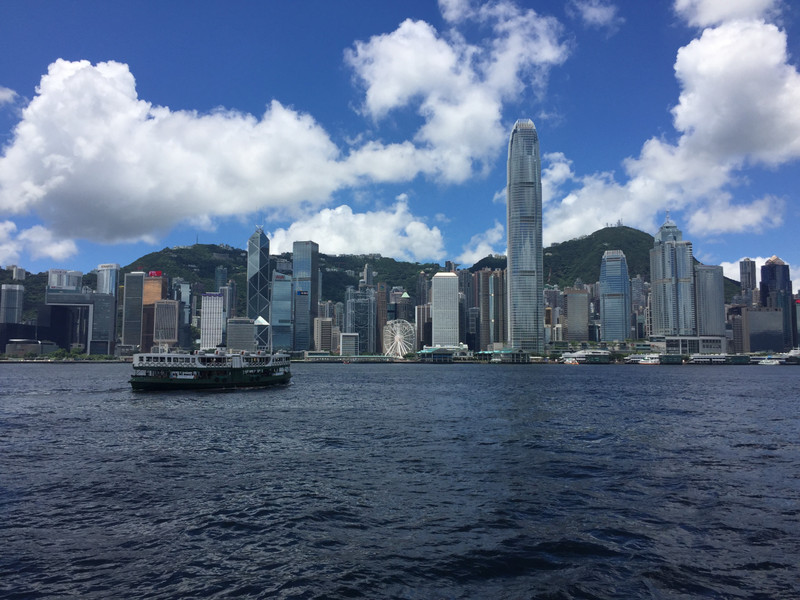 Hong Kong Island skyline from the Star Ferry