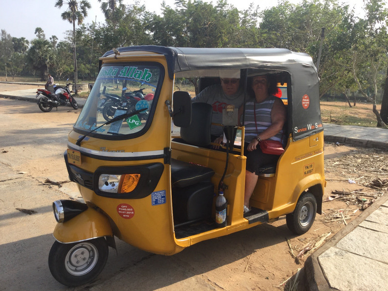 Our first auto rickshaw