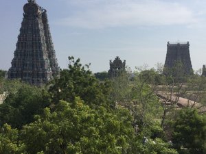 Temple from rooftop