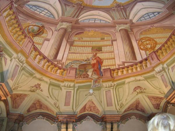 Baroque/rococo trompe l'oeil ceiling