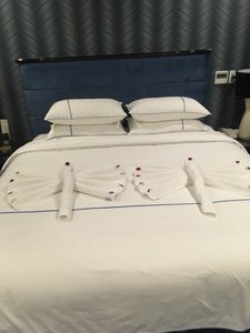 Well decorated bed!