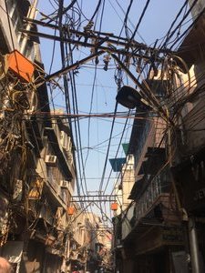 Side streets in Delhi.