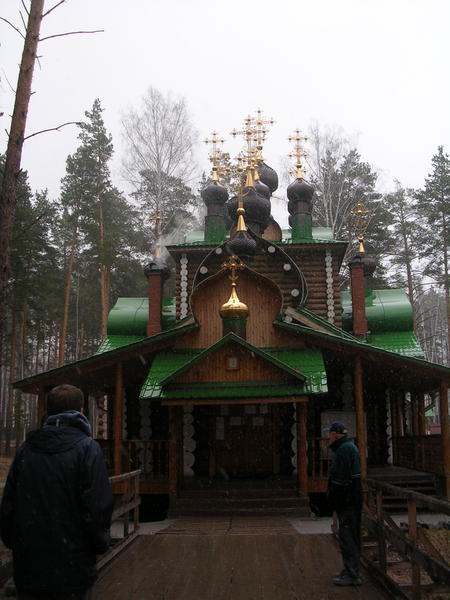 Church at site of Romanov body discovery