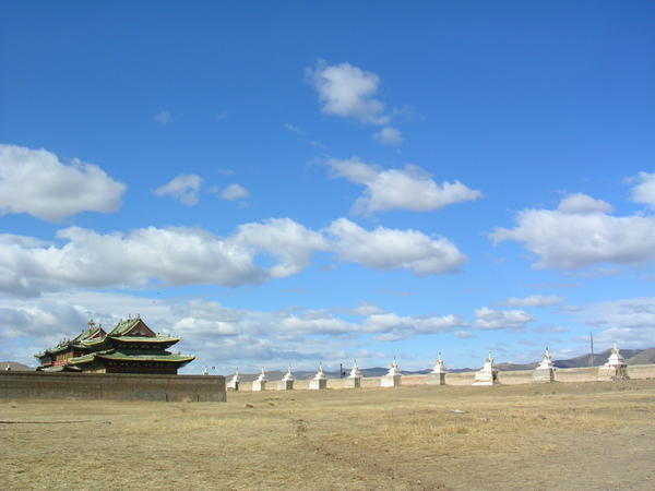 Walls around Erdene Zuu