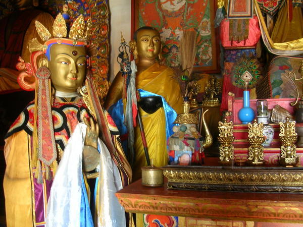 Buddha's glitzy mates
