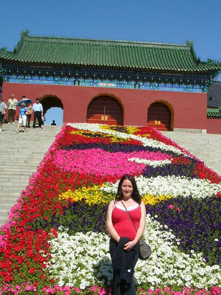 Me on way up to Temple of Heaven