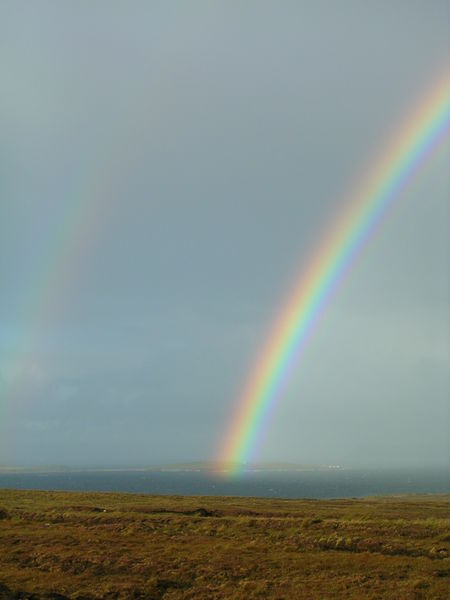 Rainbow chasing on Bloody Foreland