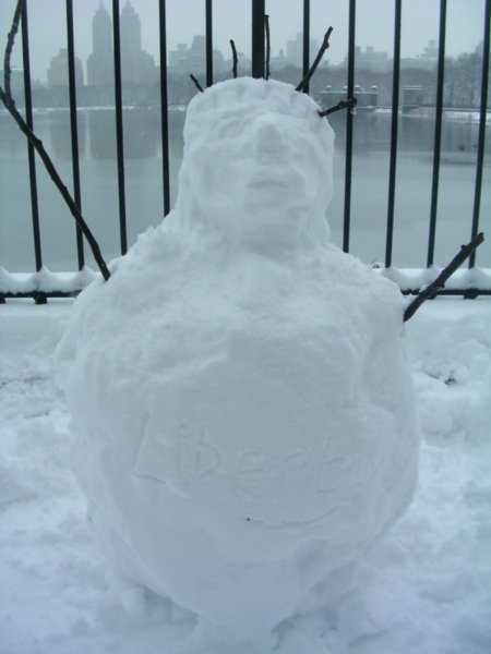 Snowman of Liberty