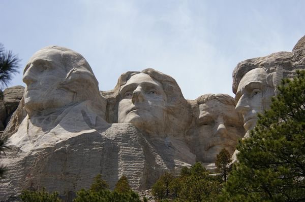 Closeup of Mt. Rushmore