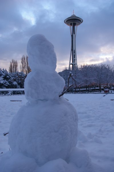 Seattle Snowman