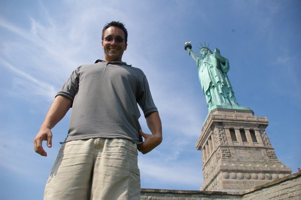 Andras and the Statue of Liberty