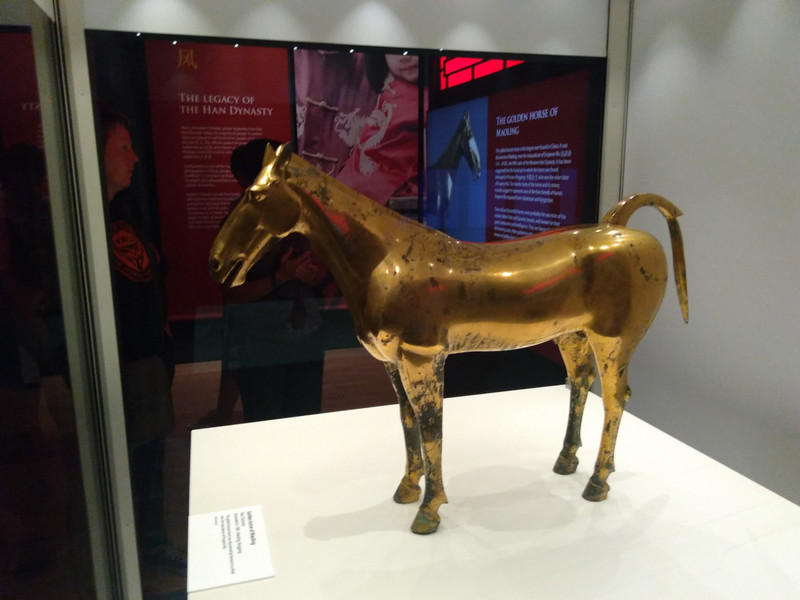 A golden horse