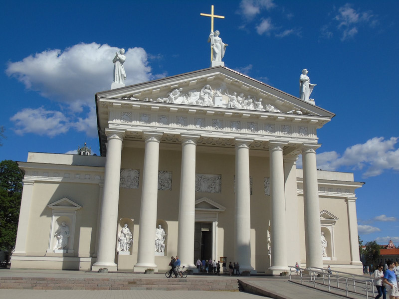 Vilnius’s Cathedral built in the late 18th century