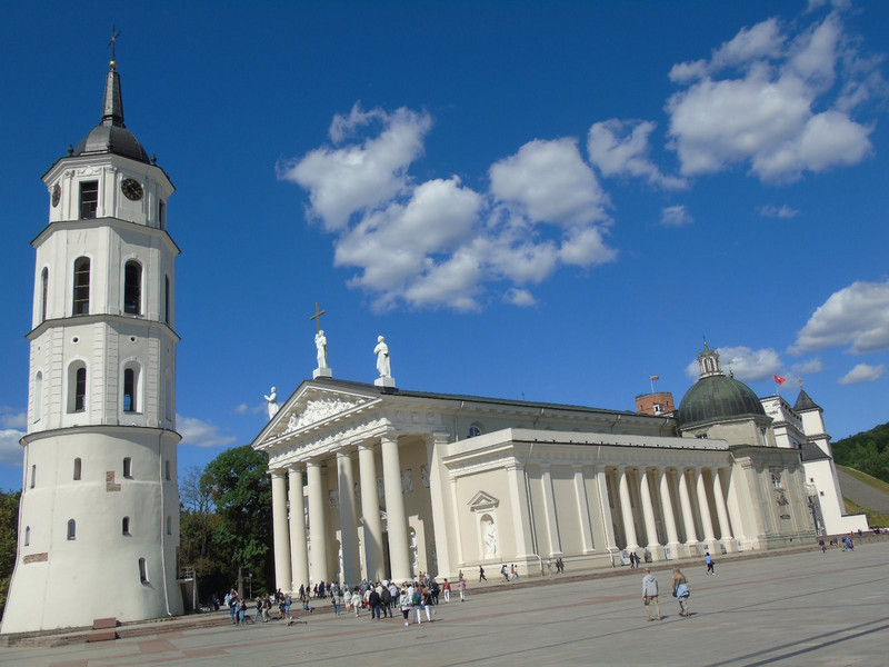 Another view including its Belfry and the Gediminas Hill tower behind