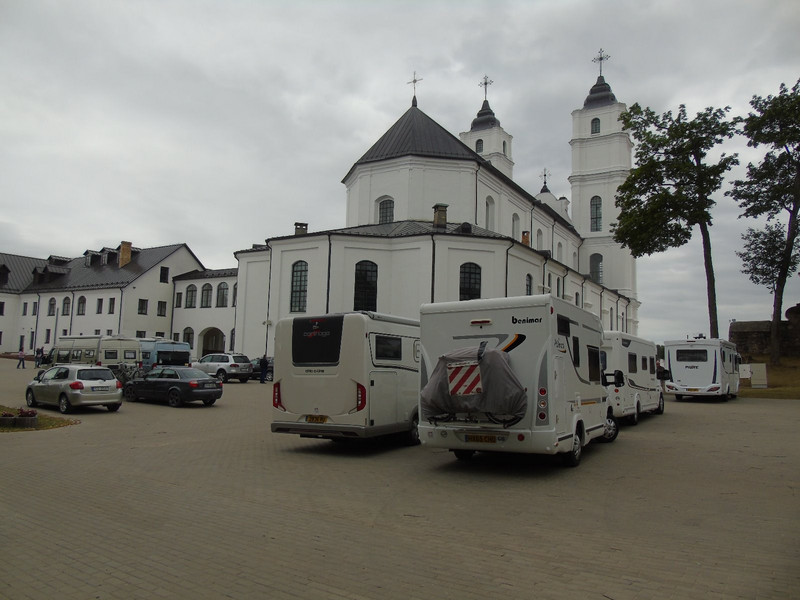 Our overnight location was the Basilica’s car park