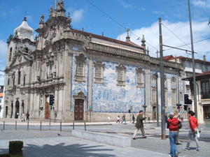 Igreja do Carom with its azulejos