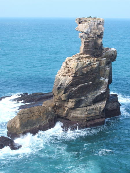 Rock stack on the Peniche peninsular