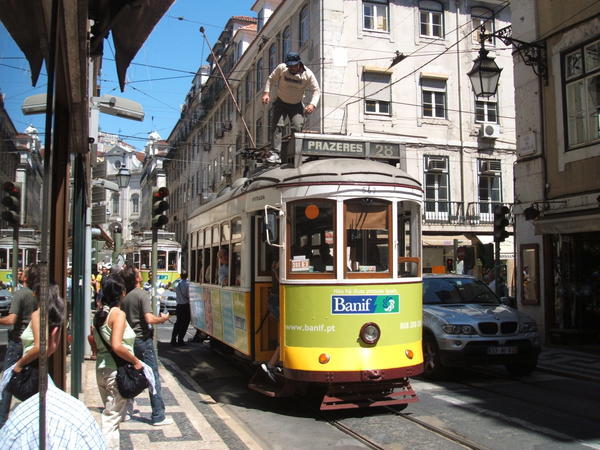 Tram with problems