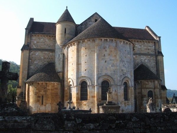 Lovely Romanesque church at Cenac