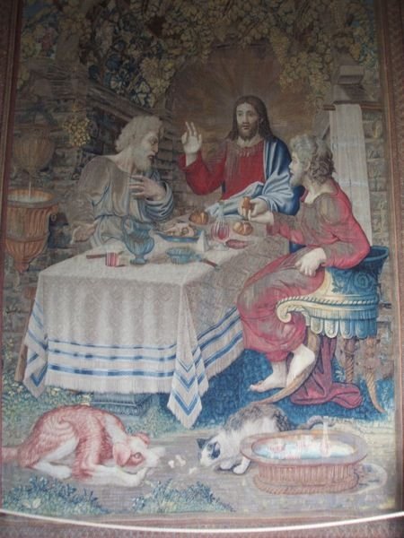 One of the tapestries, difficult to believe it’s not a painting